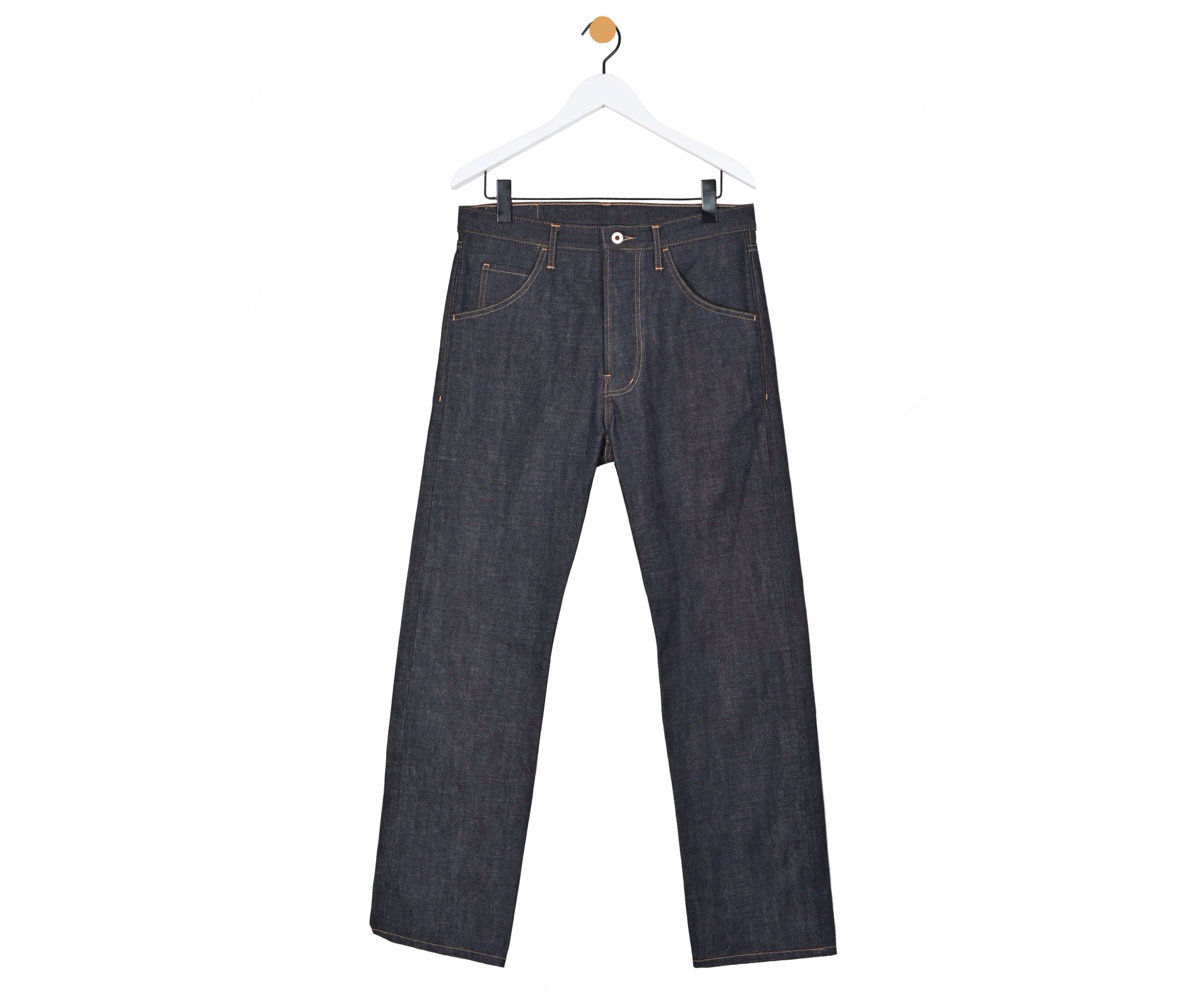 Raw Tapered Cinch Back Selvedge Jean – eleven wolves